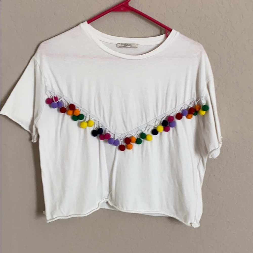 Pom Pom crop top!